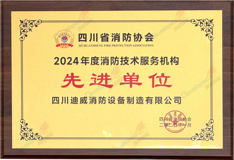 2024年度消防技術(shù)服務機構(gòu)先進單位